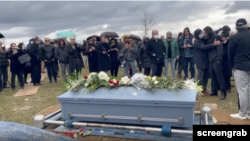مراسم خاکسپاری رضا براهنی در کانادا