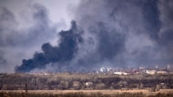 ယူကရိန်းအရှေ့ပိုင်း အရပ်ဘက် အဆောက်အဦတွေ ရုရှားတိုက်ခိုက်