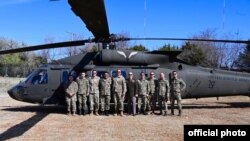 Azerbaijani servicemen in Oklahoma