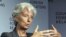 Lagarde alentó a a Estados Unidos a resolver rápidamente el estancamiento político.