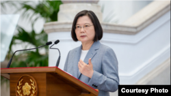 ထိုင်ဝမ်သမ္မတ Tsai ing-wen. (သြဂုတ် ၂၈၊ ၂၀၂၀)