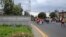 Ethiopians protest against the United States outside the U.S. embassy in the capital Addis Ababa, Ethiopia, Nov. 25, 2021. 