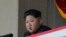 FILE - North Korean leader Kim Jong Un delivers remarks at a military parade in Pyongyang, North Korea, Oct. 10, 2015. 