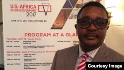 L'ancien ministre des Affaires étrangères Walter Mzembi du Zimbabwe, à Washington D.C., 15 juin 2017.