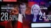 Prve projekcije: Makron i Le Pen u drugom krugu predsedničkih izbora