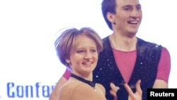 Katerina Tihonova, jedna od Putinovih ćerki, na Svetskom prvenstvu u plesu u Krakovu 2014.