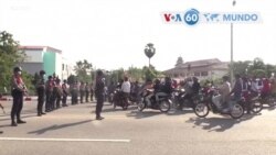 Manchetes mundo 8 Fevereiro: Mianmar - polícia advertiu manifestantes a dispersar