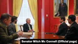 Republican ခေါင်းဆောင် Mitch McConnell မြန်မာဆိုင်ရာ ကန်သံအမတ်ကြီးနဲ့ မြန်မာ့အရေးဆွေးနွေး