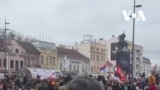 Atmosfera na protestu "Studentski edikt" u Nišu