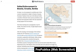Dio istraživanja koji se odnosi na Srbiju, BiH i Hrvatsku.