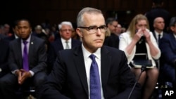 Quyền Giám đốc FBI Andrew McCabe tại cuộc điều trần trước Quốc hội ở Washington hôm 11/5/2017