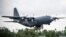  C-130 Hercules အမျိုးအစား စစ်ရေးဆိုင်ရာ သယ်ယူပို့ဆောင်ရေးလေယာဉ်။ (ယခင်ပုံဟောင်း)