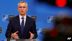 Arhiva - Generalni sekretar NATO Jens Stoltenberg, 7. aprila 2022.