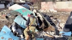 Russian Sukhoi Fighter Jet Found Amid Debris in Chernihiv 