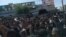 Photo sent to VOA Persian by an audience member shows hundreds of residents of Kazerun, Iran, attending a funeral on May 23, 2018, for three people who they say were killed by security forces confronting anti-government protesters in the city last week.