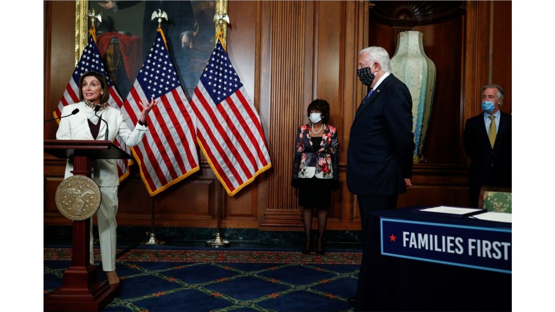 The U.S. House of Representatives passes an additional economic stimulus package passed earlier in the week by the U.S. Senate, on Capitol Hill in Washington, May 1, 2020.