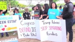 Protestan en Miami contra las deportaciones