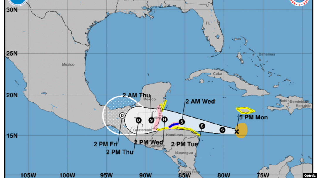 Tormenta tropical Lisa se fortalece en el Caribe y amenaza con