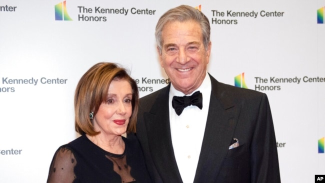 Çifti Pelosi gjatë një aktiviteti në vitin 2019