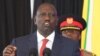 Kenyan President: Regional Bloc Won't Allow Military Rule in Sudan