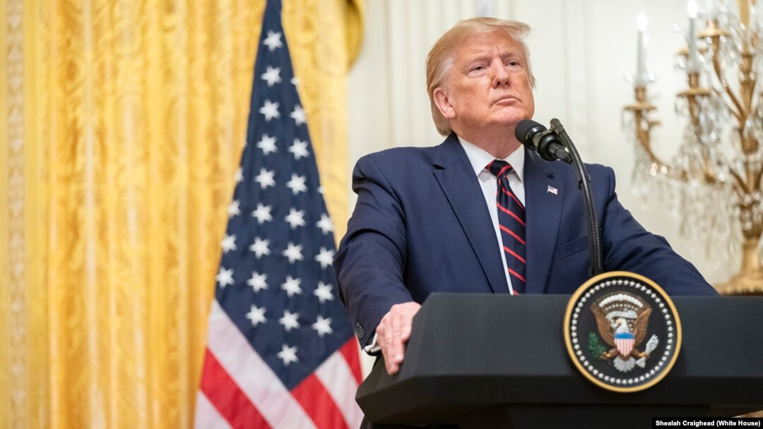 Predsednik SAD Donald Tramp na konferenciji za novinare u Beloj kući