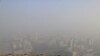 北京市圣诞节被雾霾所笼罩