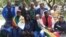 Some of the protesters camping at Africa Unity Square in Harare.
