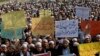 Pakistani students of Islamic seminaries take part in a rally in support of blasphemy laws, in Islamabad, Pakistan, March 8, 2017. Hundreds of students rallied in the Pakistani capital, Islamabad, urging government to remove blasphemous content from social media.