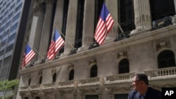 Bolsa de Nueva York en Wall Street.