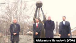 Spomenik u čast košarkaške reprezentacije koja je igrala na prvom Svetskom prvenstvu 1950. godine. (Foto: Glas Amerike)