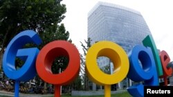 Siège de Google Alphabet à Beijing, en Chine, le 8 août 2018.