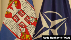 Zastave Republike Srbije i NATO