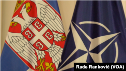 Zastave Republike Srbije i NATO