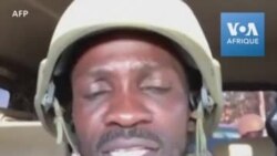 L'opposant ougandais Bobi Wine bat campagne avec un gilet pare-balles