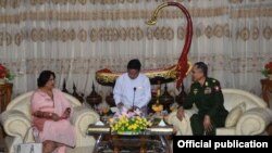 ကုလသမဂ္ဂအတွင်းရေးမှူးချုပ်ရဲ့ အထူးကိုယ်စားလှယ် မစ္စ ပရာမီလာပက်တန် မြန်မာအစိုးရ တာဝန်ရှိသူတွေနဲ့ တွေ့ဆုံ (MOI)