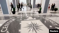 FILE - The lobby of the CIA Headquarters Building in McLean, Virginia, Aug. 14, 2008. 