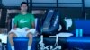 Petenis Novak Djokovic berlatih di Margaret Court Arena menjelang turnamen Australia Terbuka di Melbourne, Australia, 13 Januari 2022. 