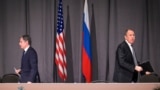 Госсекретарь США Энтони Блинкен и министр иностранных дел России Сергей Лавров. Архивное фото. 