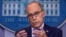 Senior White House economic adviser Larry Kudlow speaks during a briefing at the White House in Washington, June 6, 2018.