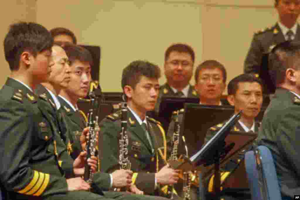 中国军乐队成员