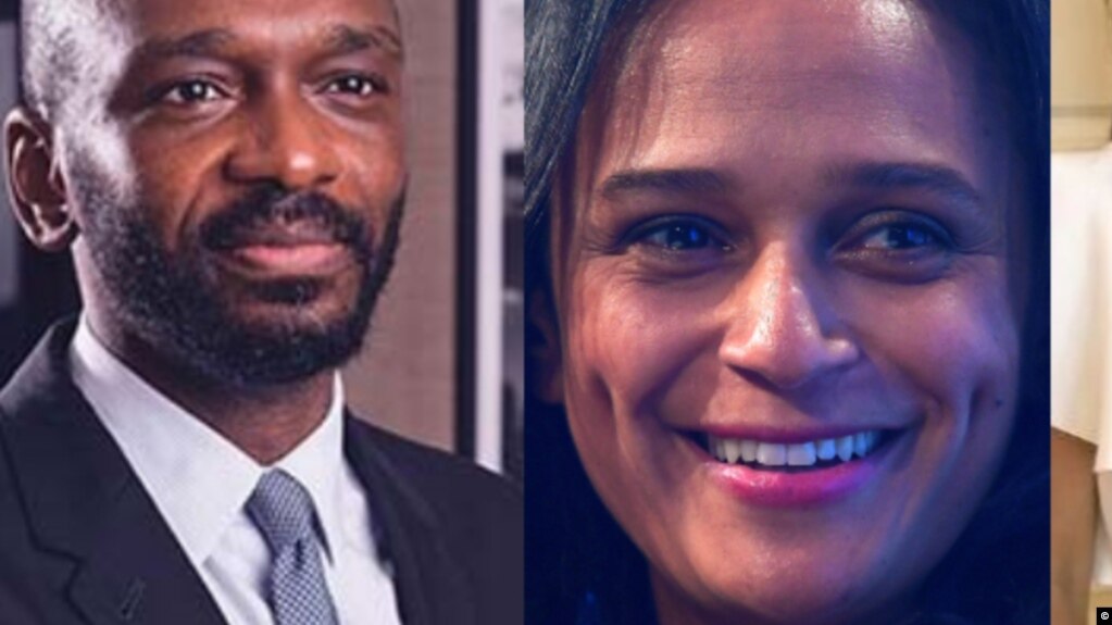 José Filomeno dos Santos (esq) e Isabel dos Santos (dir) 