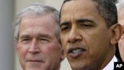 اوباما به بوش گفت مقام ریاست جمهوری ما را در موقعیتی فراتر از اختلاف نظرهای سیاسی قرار می دهد