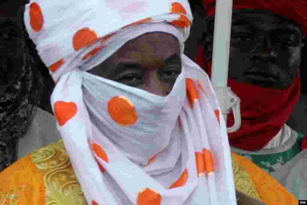 Sarkin Kano Muhammadu Sanusi II a wurin gasar wasan dawakai ta Hassan Hadeja