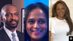 José Filomeno dos Santos, Isabel dos Santos e Tchizé dos Santos 