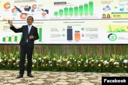 Menteri ESDM Bahlil Lahadalia dalam konferensi pers di Kantor Kementerian ESDM, di Jakarta, Senin (3/2). Sepanjang 2024 sektor ESDM mencatatkan capaian positif yang mendukung program prioritas Bapak Presiden Jenderal TNI (Purn) Prabowo. (Facebook/BahlilLahadaliaOfficial)