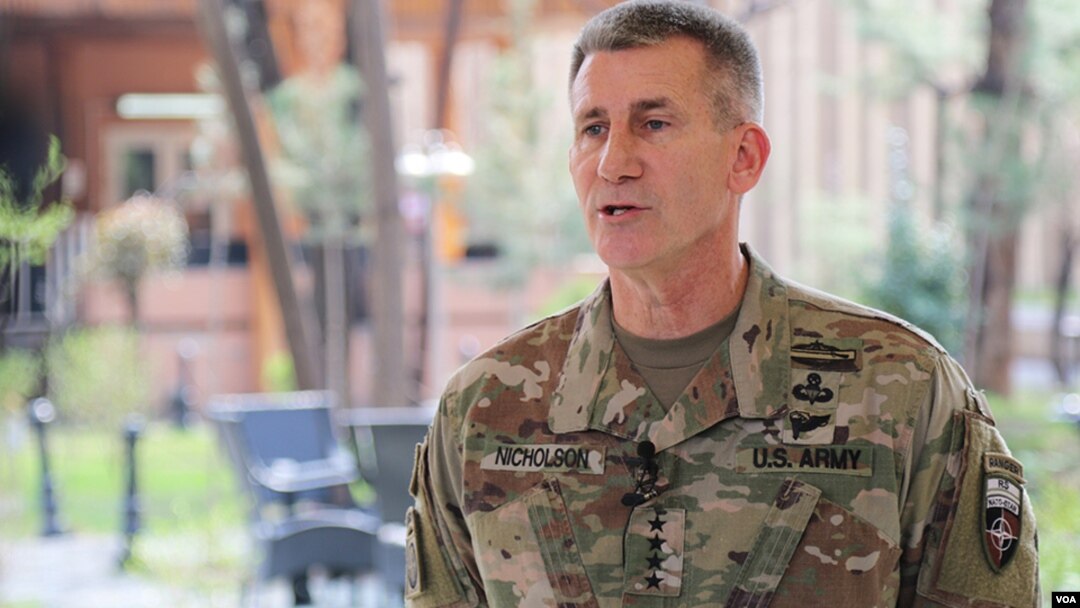Komandan tertinggi militer AS di Afghanistan, Jenderal John Nicholson