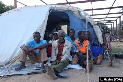 Accomodation is another challange at Bangula evacuation camp.