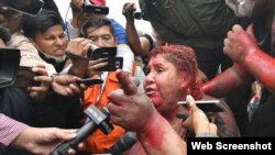 La alcaldesa de Vinto, en Cochambamba, Bolivia, María P. Arce Guzán (en la foto) y los Defensores del Pueblo fueron Nadia Cruz Tarifa y Nelson Cox Mayorga recibieron medidas de protección de la CIDH.