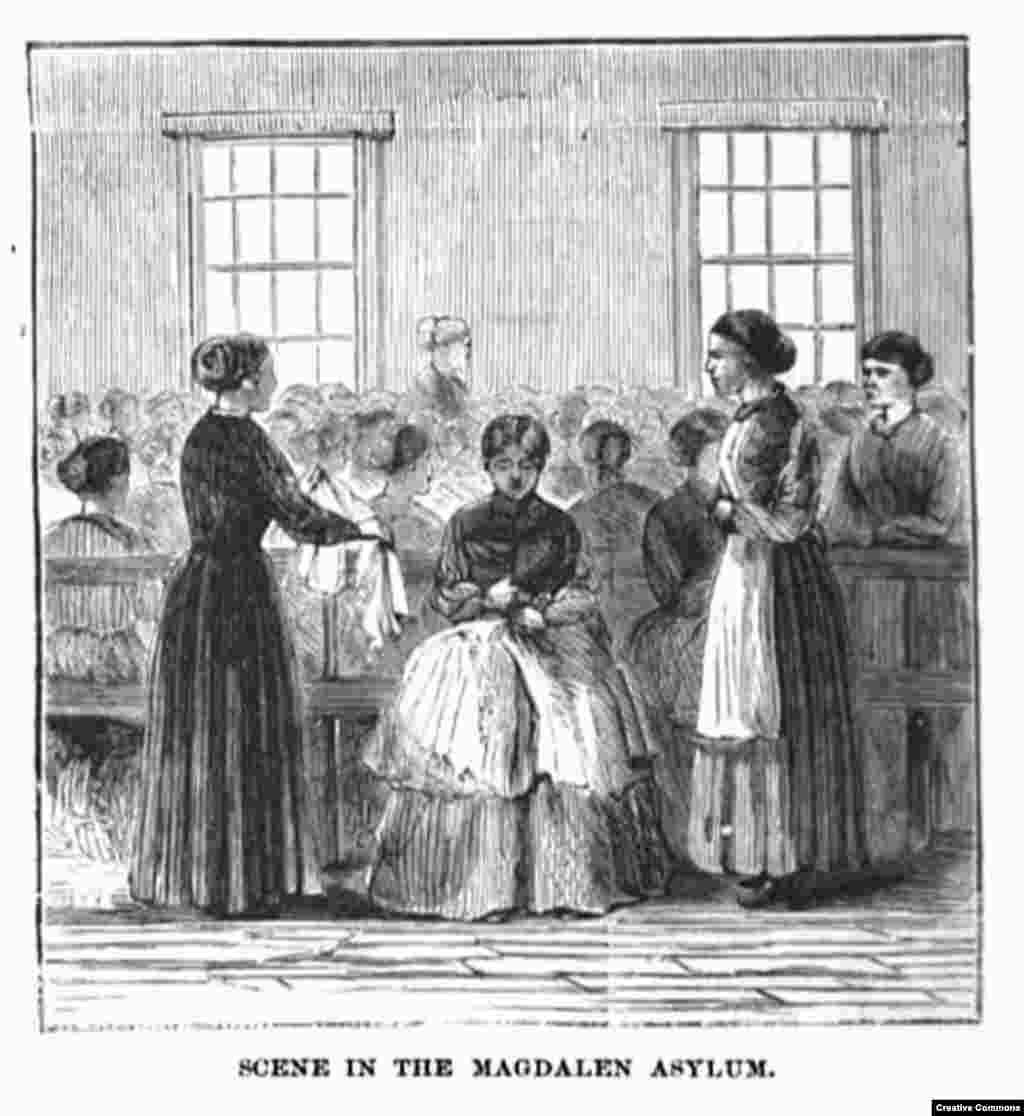 Situasi panti sosial Magdalena di New York City, 1872.