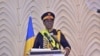 Maréchal Idriss Deby Itno, président de la république du Tchad, le 3 décembre 2020.